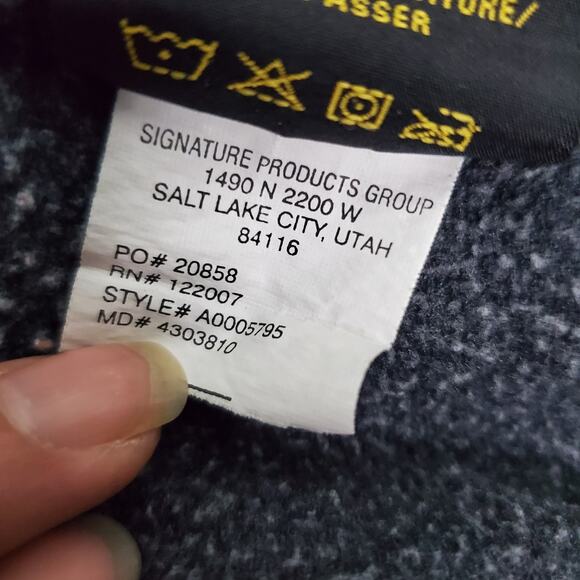 Browning Sportswear Men's Size L Hoodie Pullover Sweatshirt Logo Front Blue - Picture 9 of 9